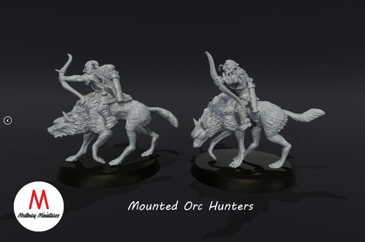 Mounted Orc hunters