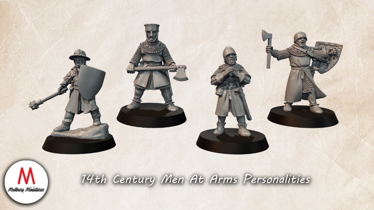 Early 14th Century Men At Arms Personalities