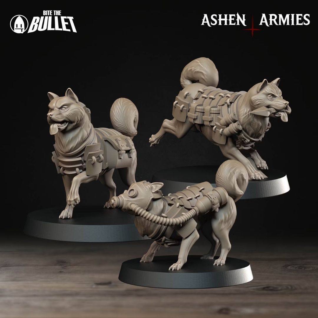 Holy Shogunate - Combat Dogs (3 Minis)