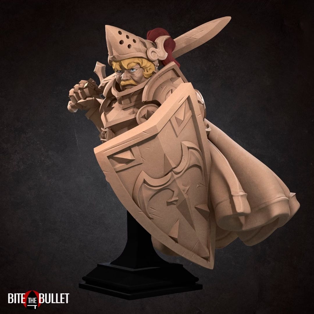 Halflings - Sir Oswan the Halfling Paladin (Bust)