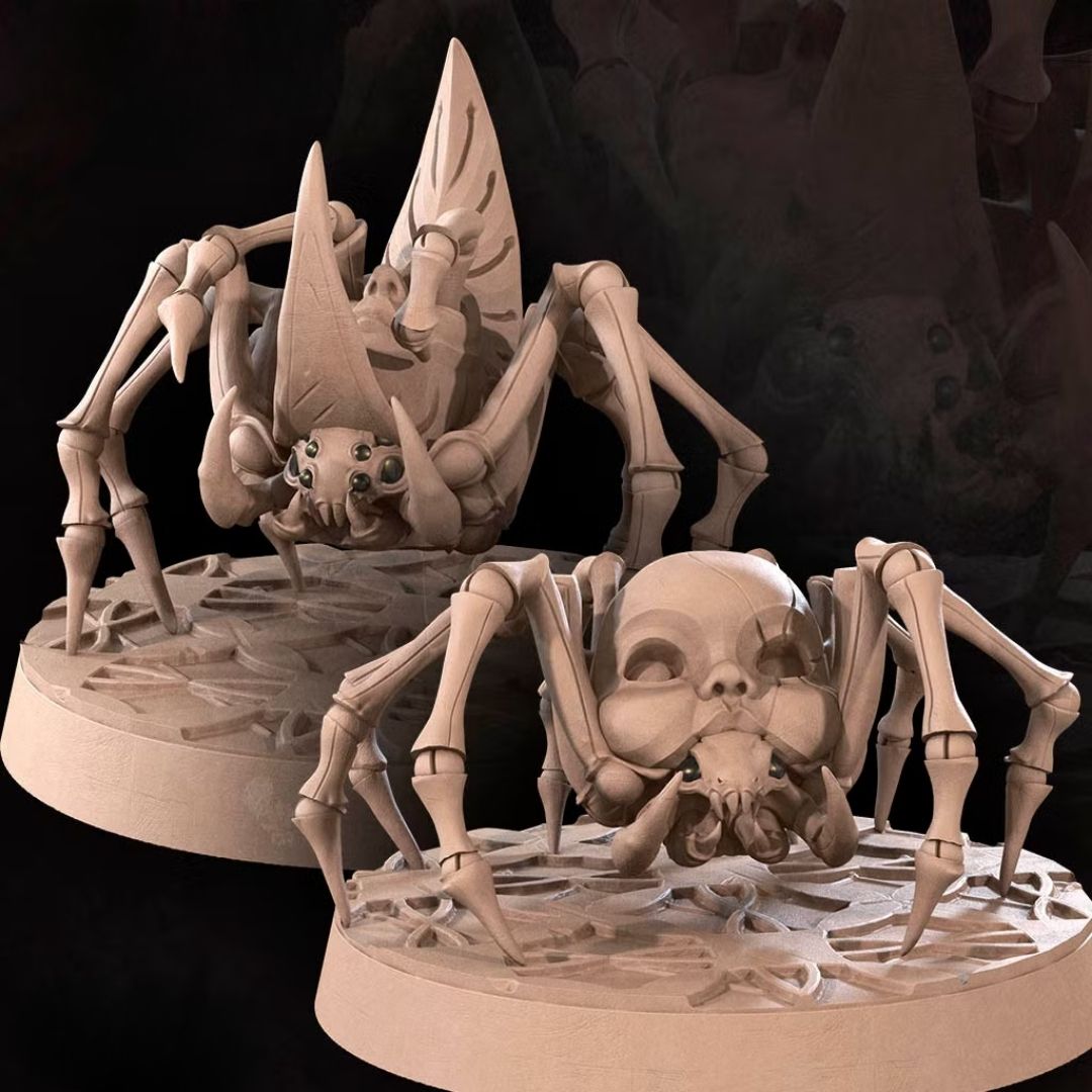 Horror Clowns - Spider Puppets (2 Minis)