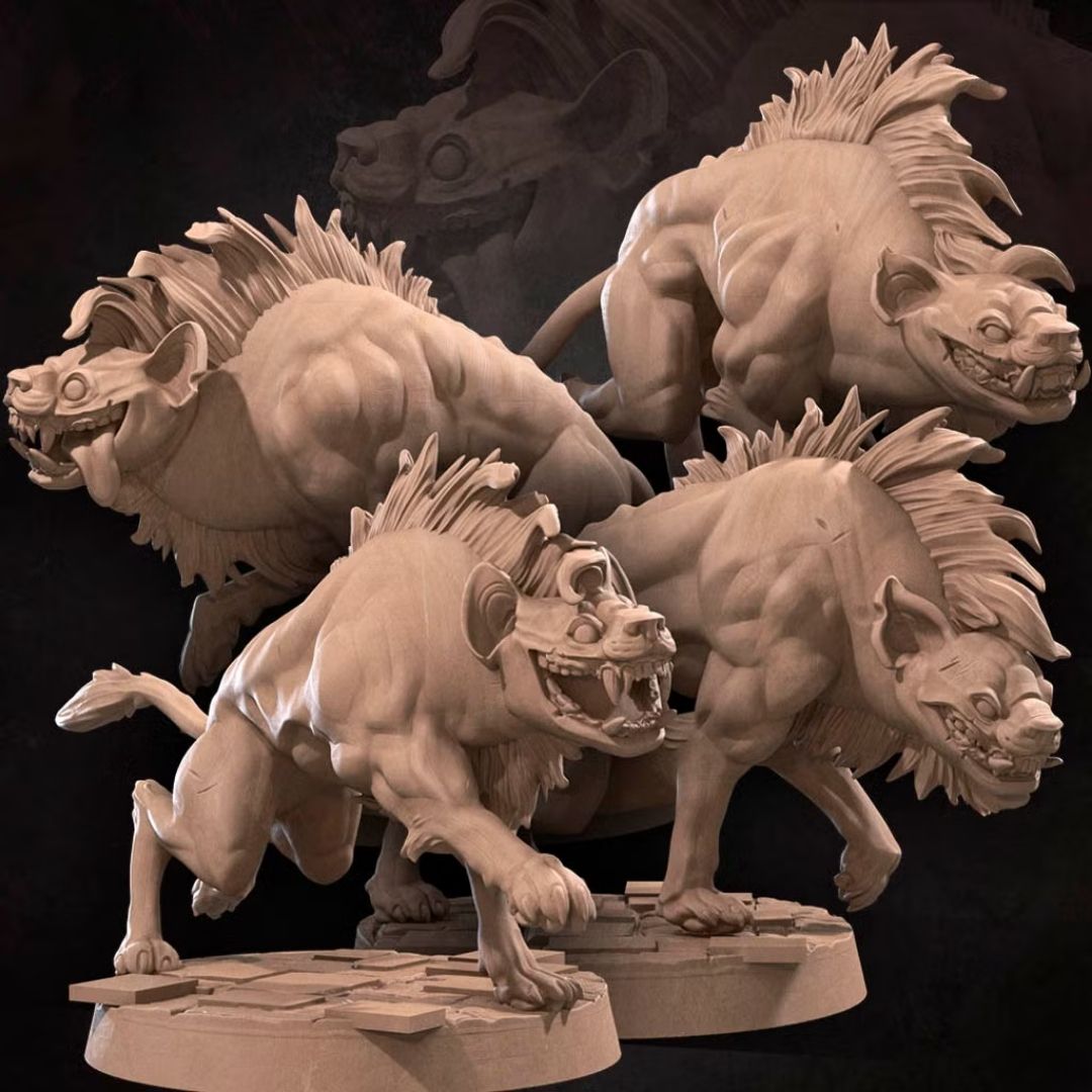 Dungeon Demons - Hyenas (4 Minis)