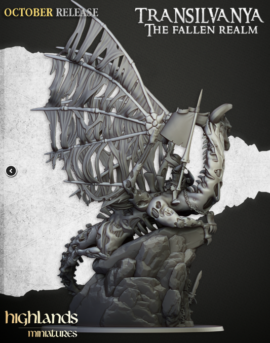 Vampire Lady on Zombie Dragon