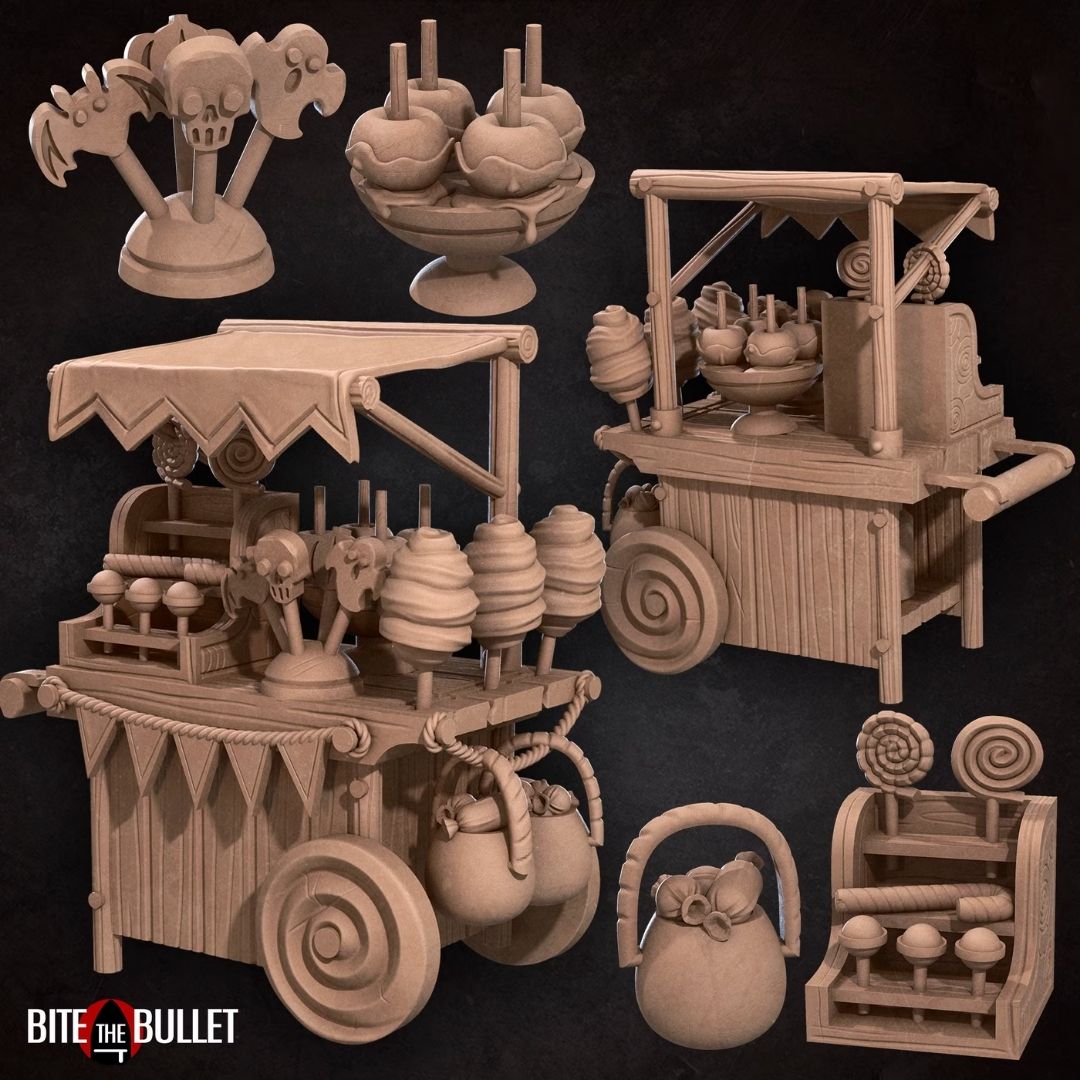 Bullet Town Halloween - Candy Cart
