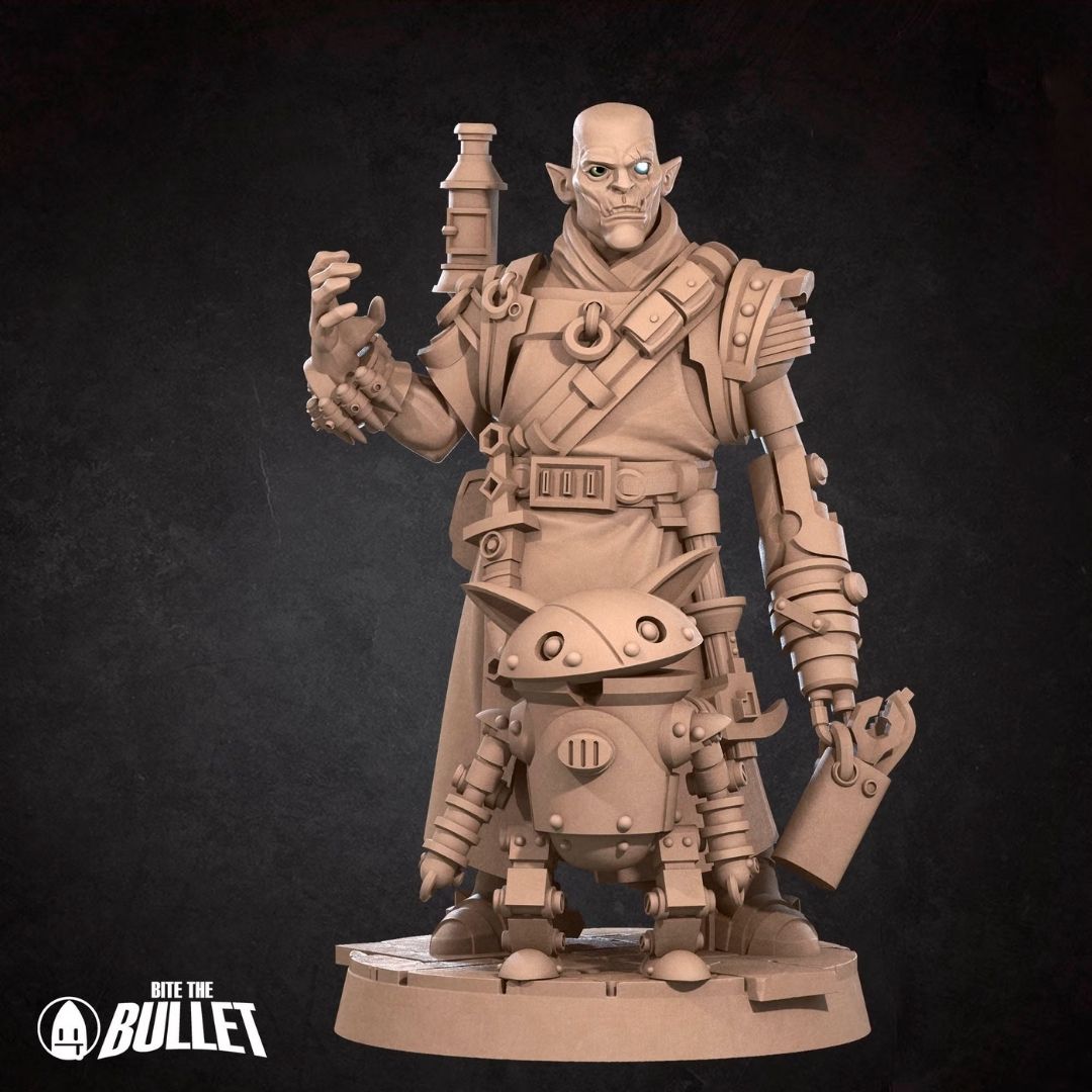 Iconic Heroes - Half-Orc Inventor + Robot