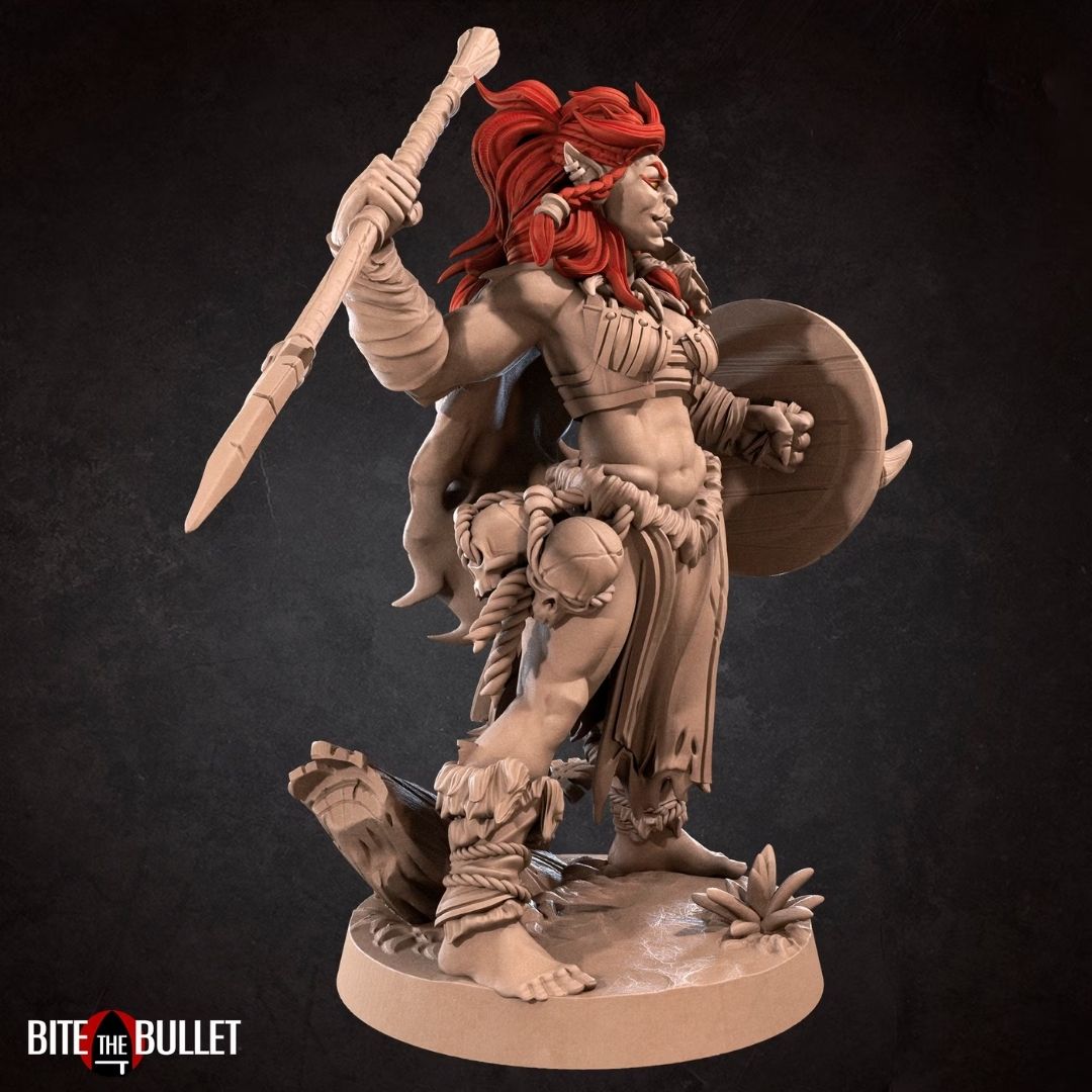 Amazons - Kisha the Amazon Half-Orc