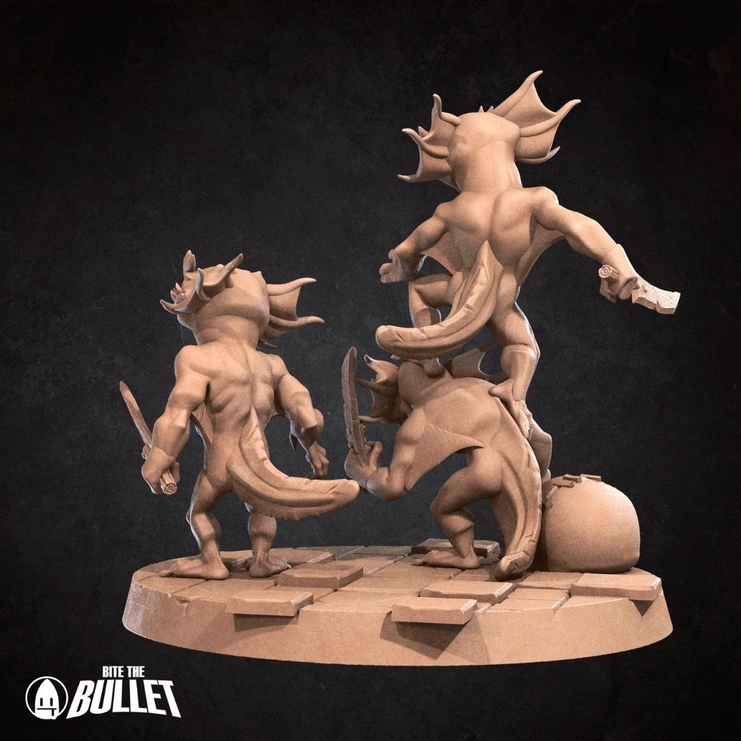 Locathah Bandit Axolotls (3 Minis)