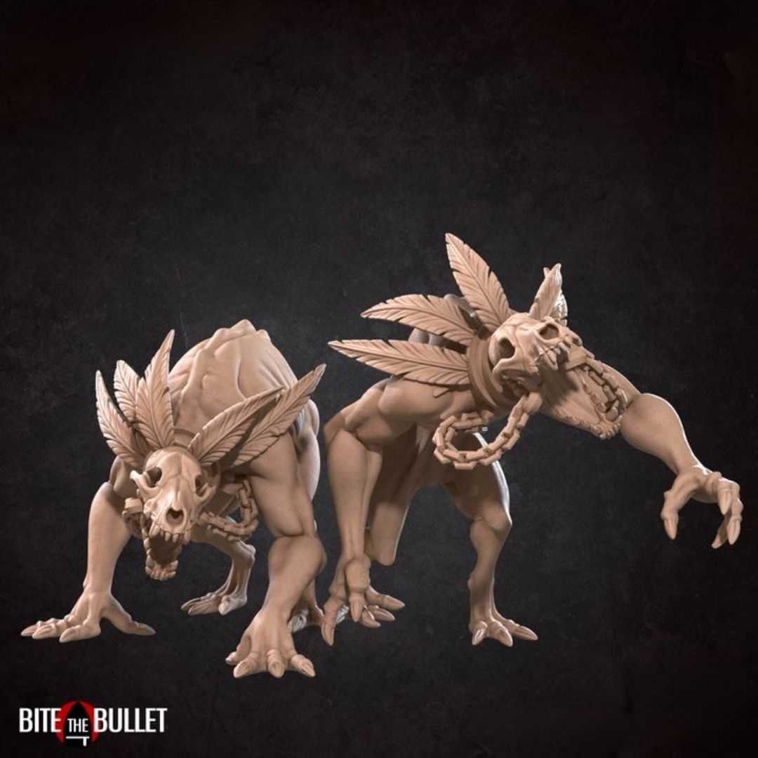Bullet Hell Heroes - Witch Doctor Zombie Dogs (2 Minis)