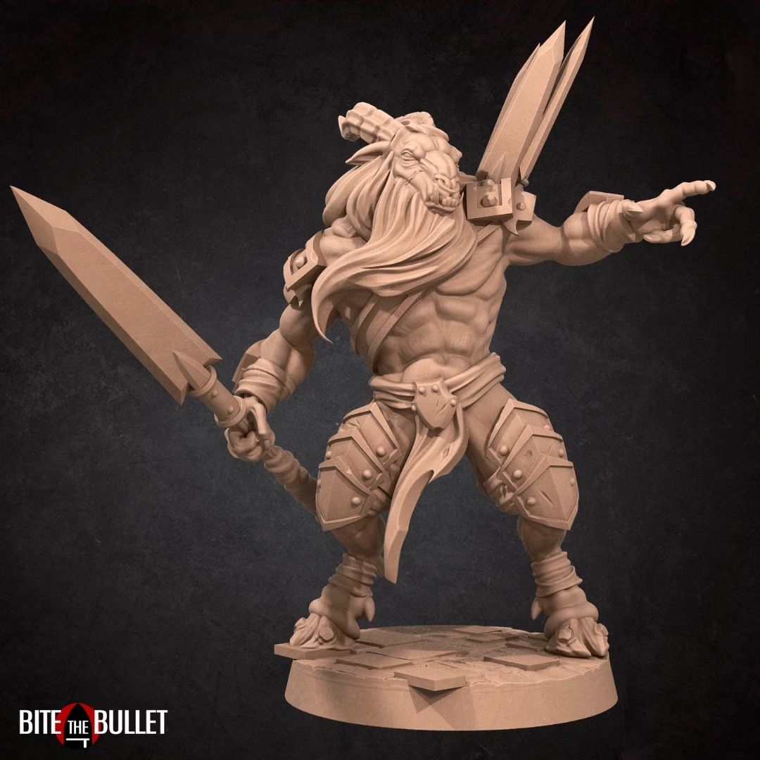 Bullet Hell Demons - Goatman Spears (2 Minis)