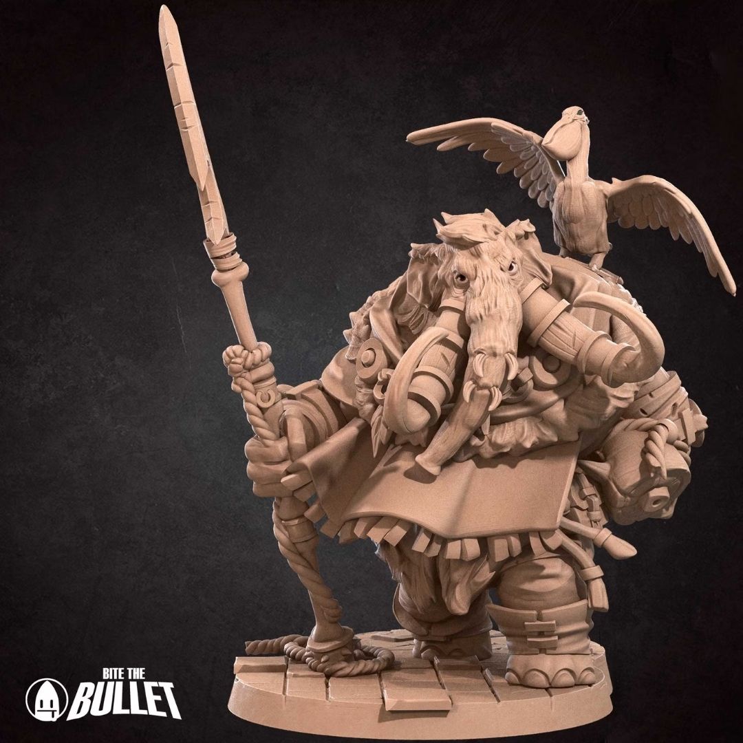Odron the Loxodon Hunter (+Pelican)