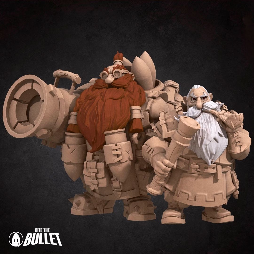 Dwarf Mortar Team (2 Minis)