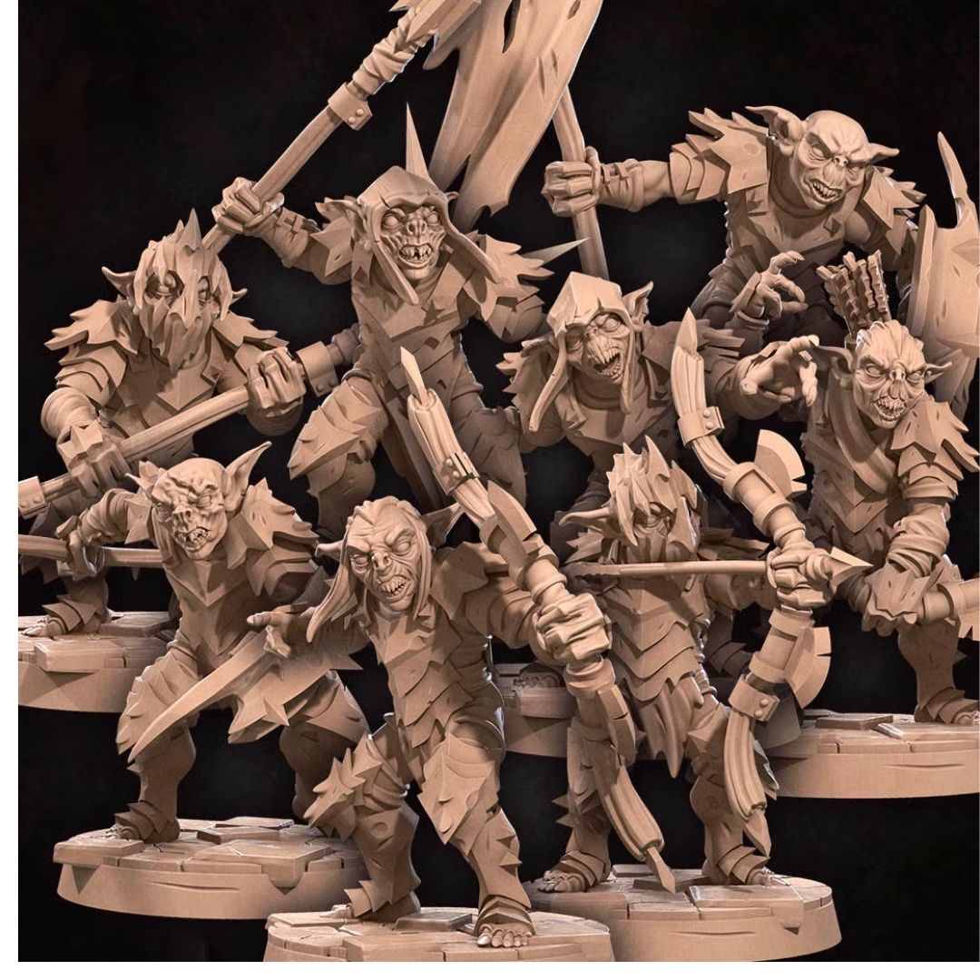 Bullet Rings - Moria Orcs (8 Minis)