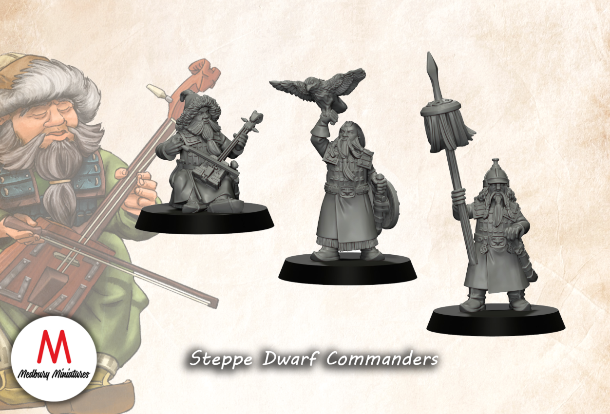 Steppe Dwarf Commanders