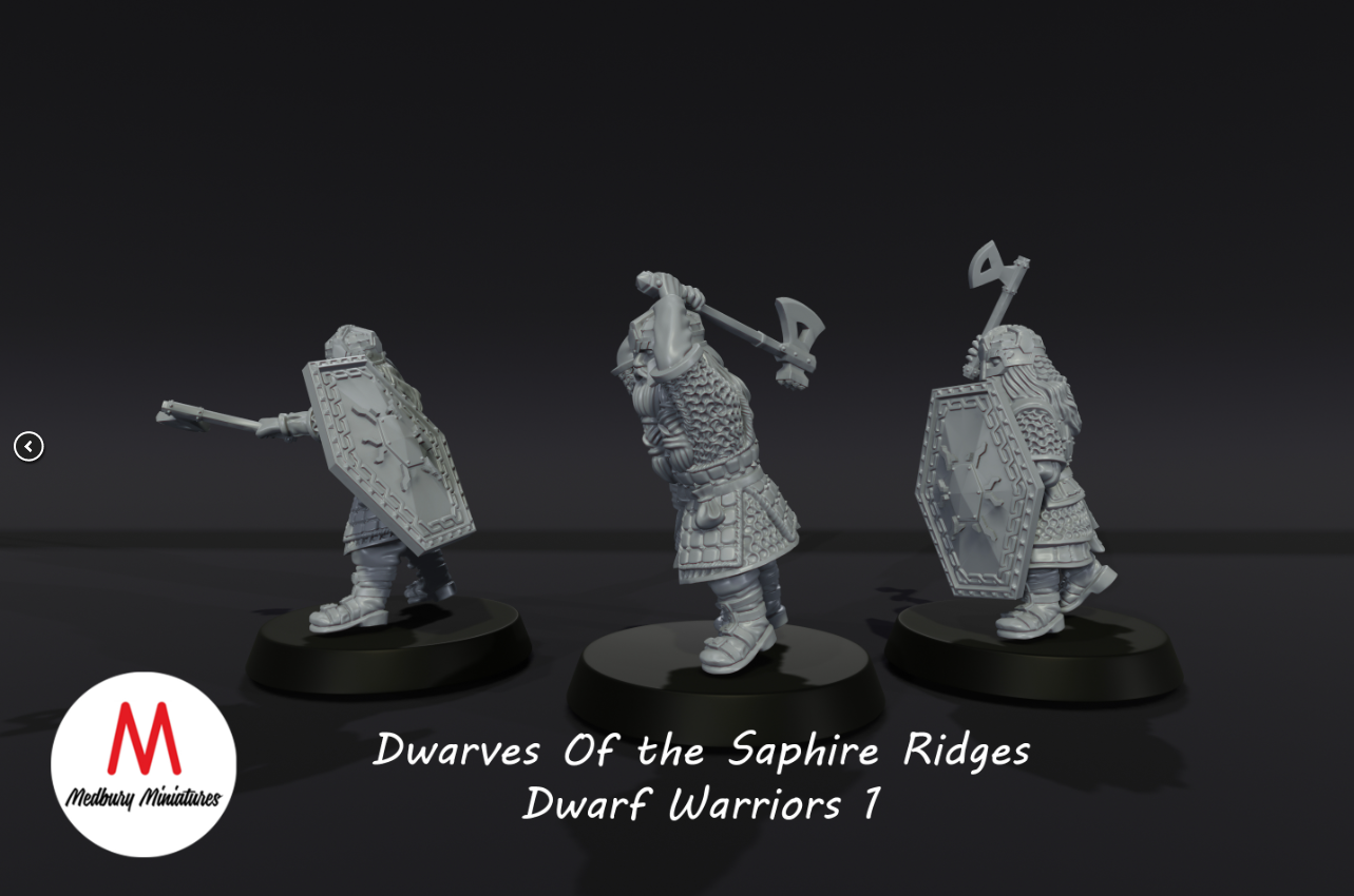 Dwarves of the Saphire Ridges Dwarf Warriors 1