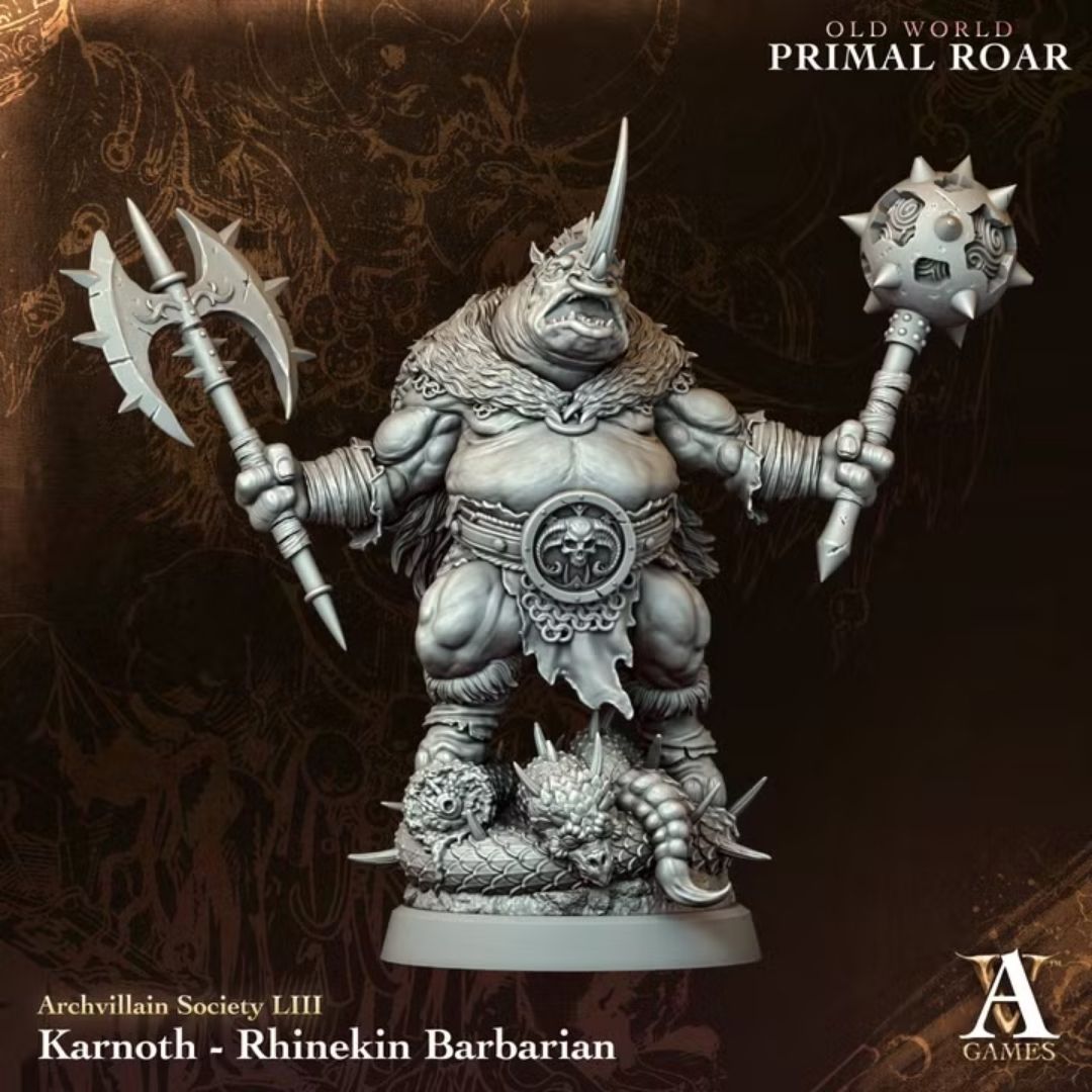Primal Roar - Karnoth - Rhinekin Barbarian