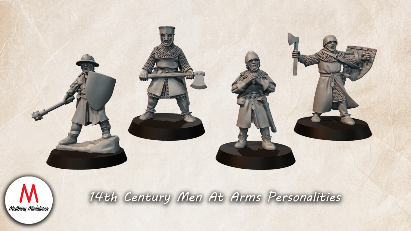 Early 14th Century Men At Arms Personalities