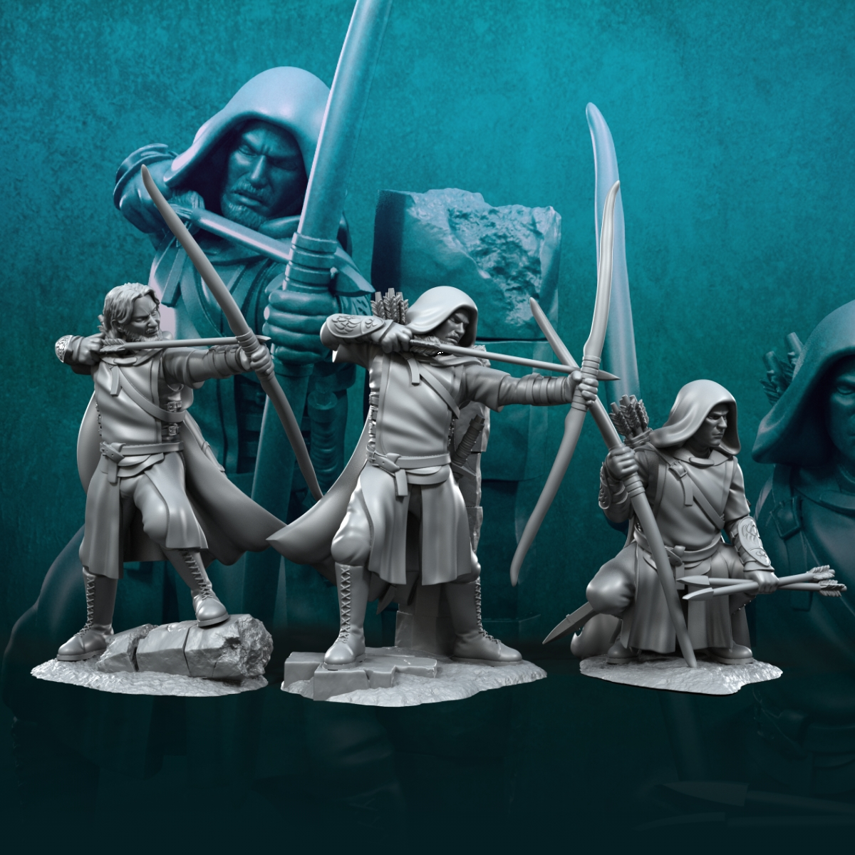 3x Grey Castle Rangers