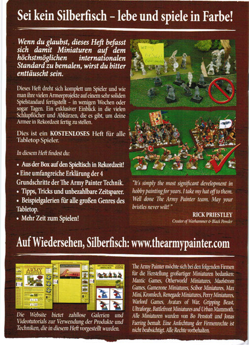 Wargamers Army Painting Guide - deutsch