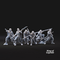 6x Forest Guardians Spearmen - Galanthir Elves