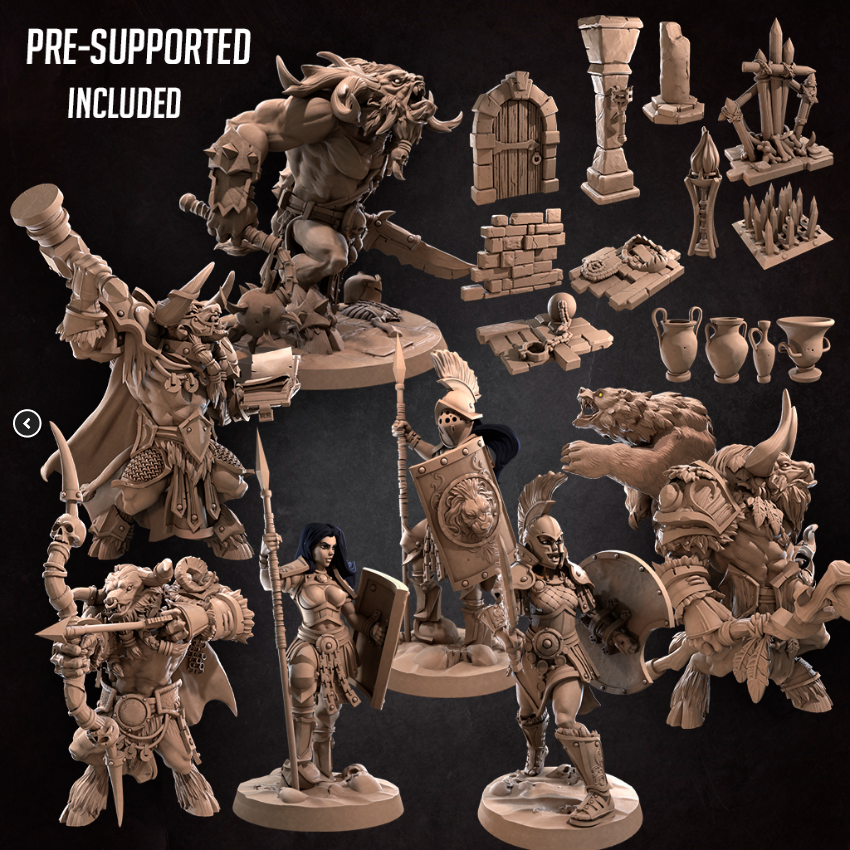 "Minotaurs"-Set  January 2021