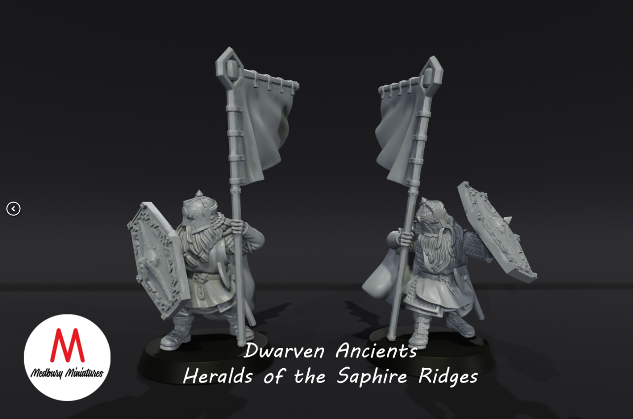 Dwarven Ancients, heralds off the Saphire Ridges
