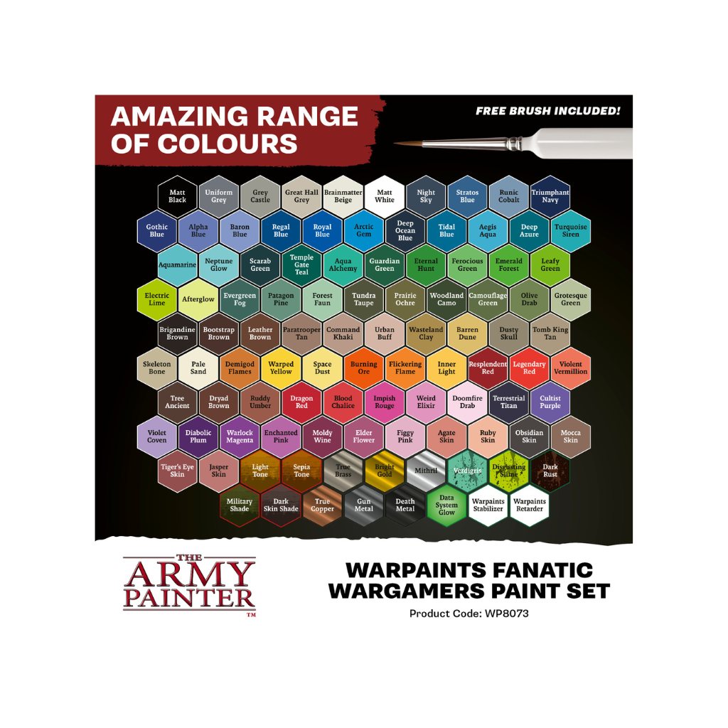 Warpaints Fanatic Wargamers Paint Set