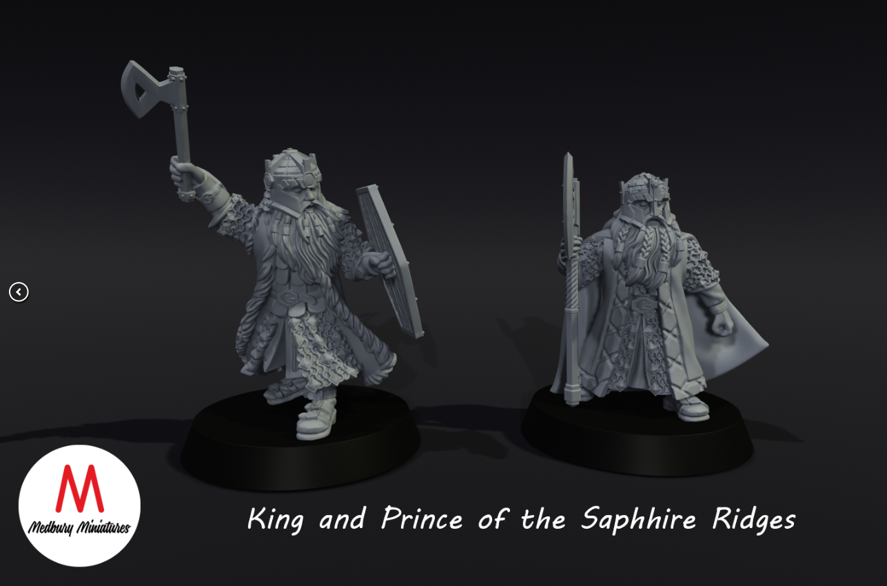 Dwarves of the Saphire Ridges Royalty