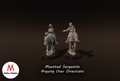 Mounted Sergeants Arguing Over Directions