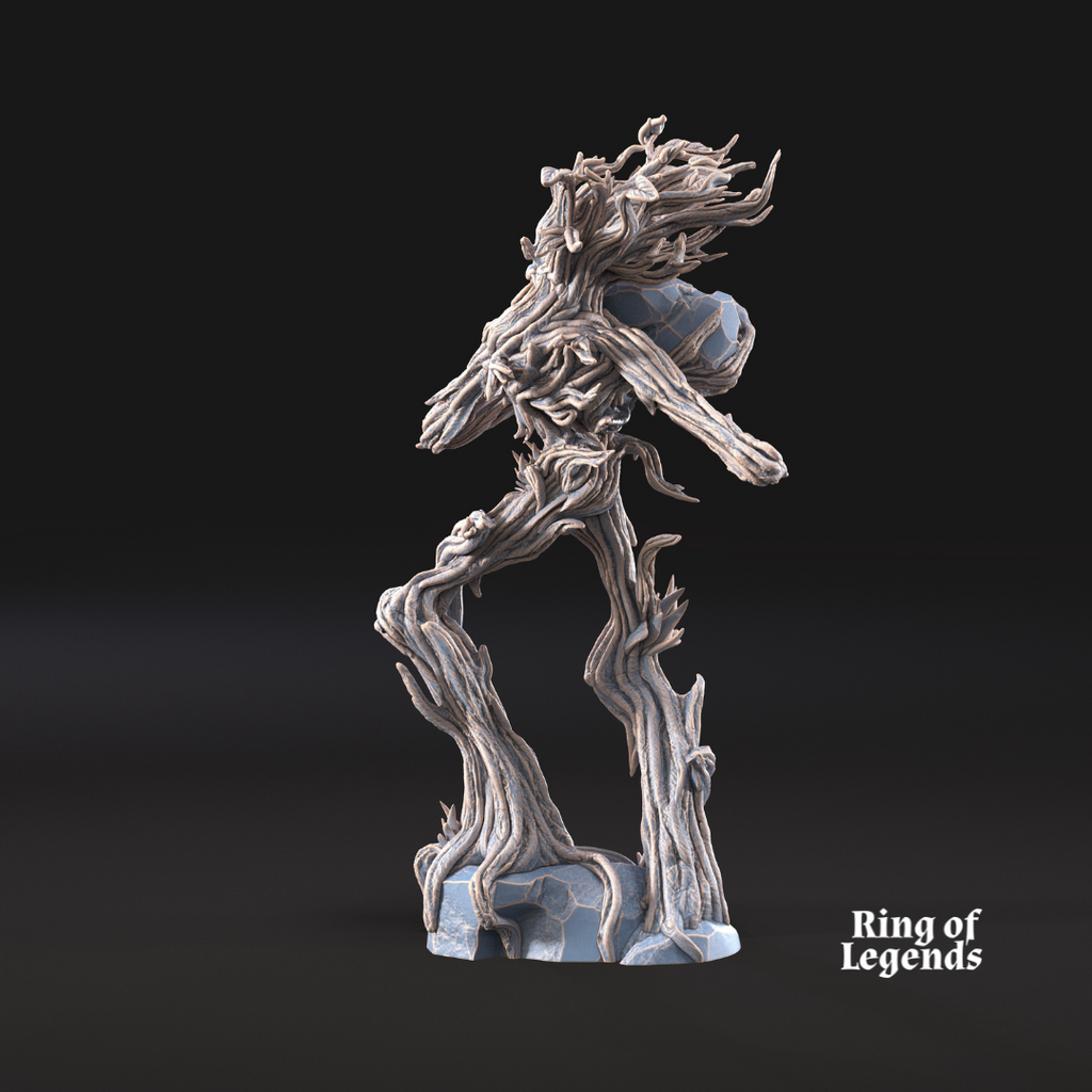 Treewalker throwing rock - Free Forest