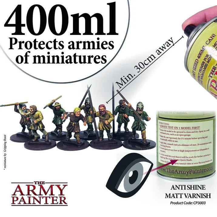 Anti-Shine Matt Varnish-The Army Painter-Radaddel