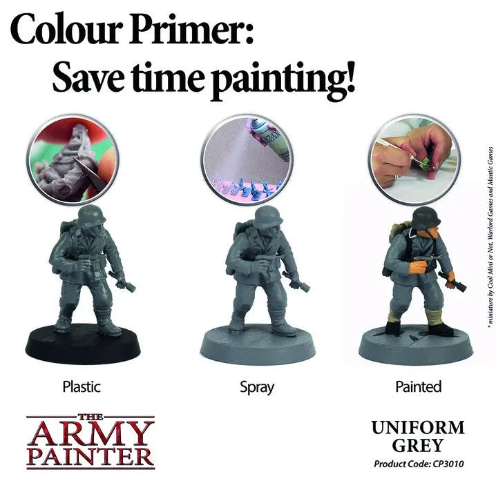 Colour Primer Uniform Grey-The Army Painter-Radaddel