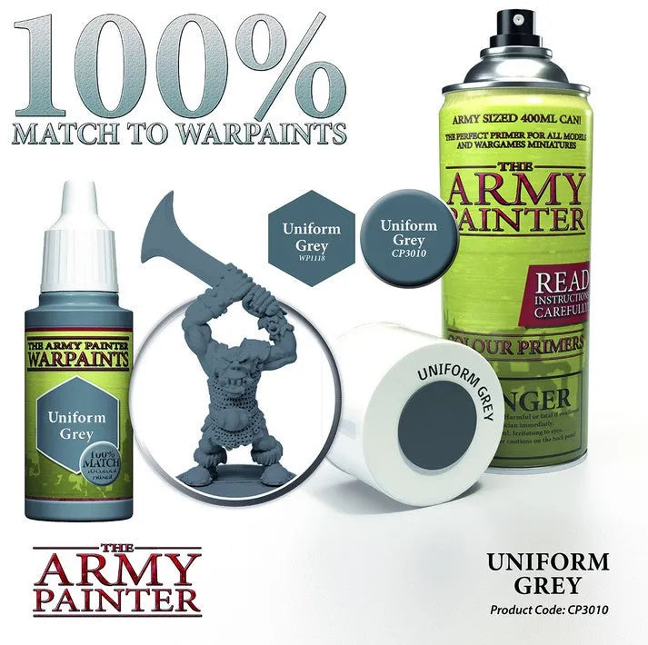 Colour Primer Uniform Grey-The Army Painter-Radaddel