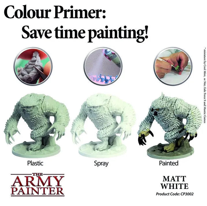 Base Primer Matt White-The Army Painter-Radaddel