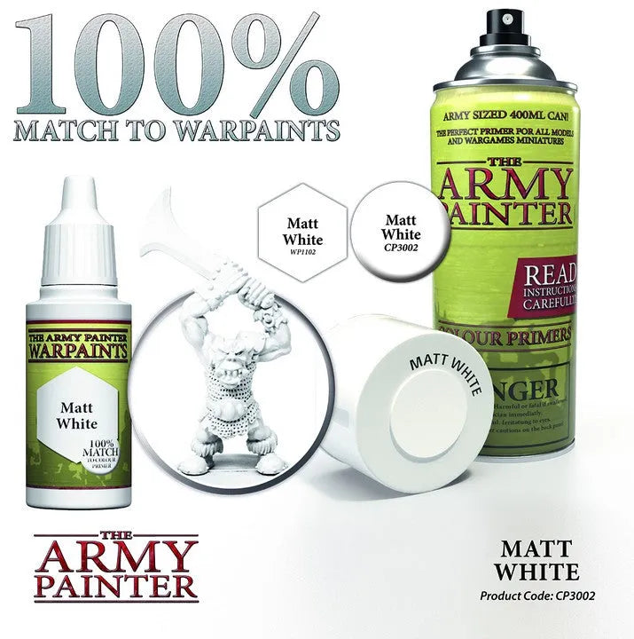 Base Primer Matt White-The Army Painter-Radaddel