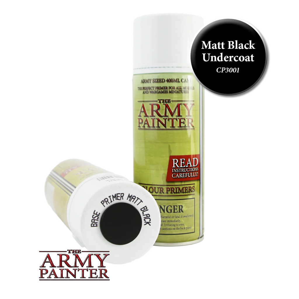 Base Primer Matt Black-The Army Painter-Radaddel