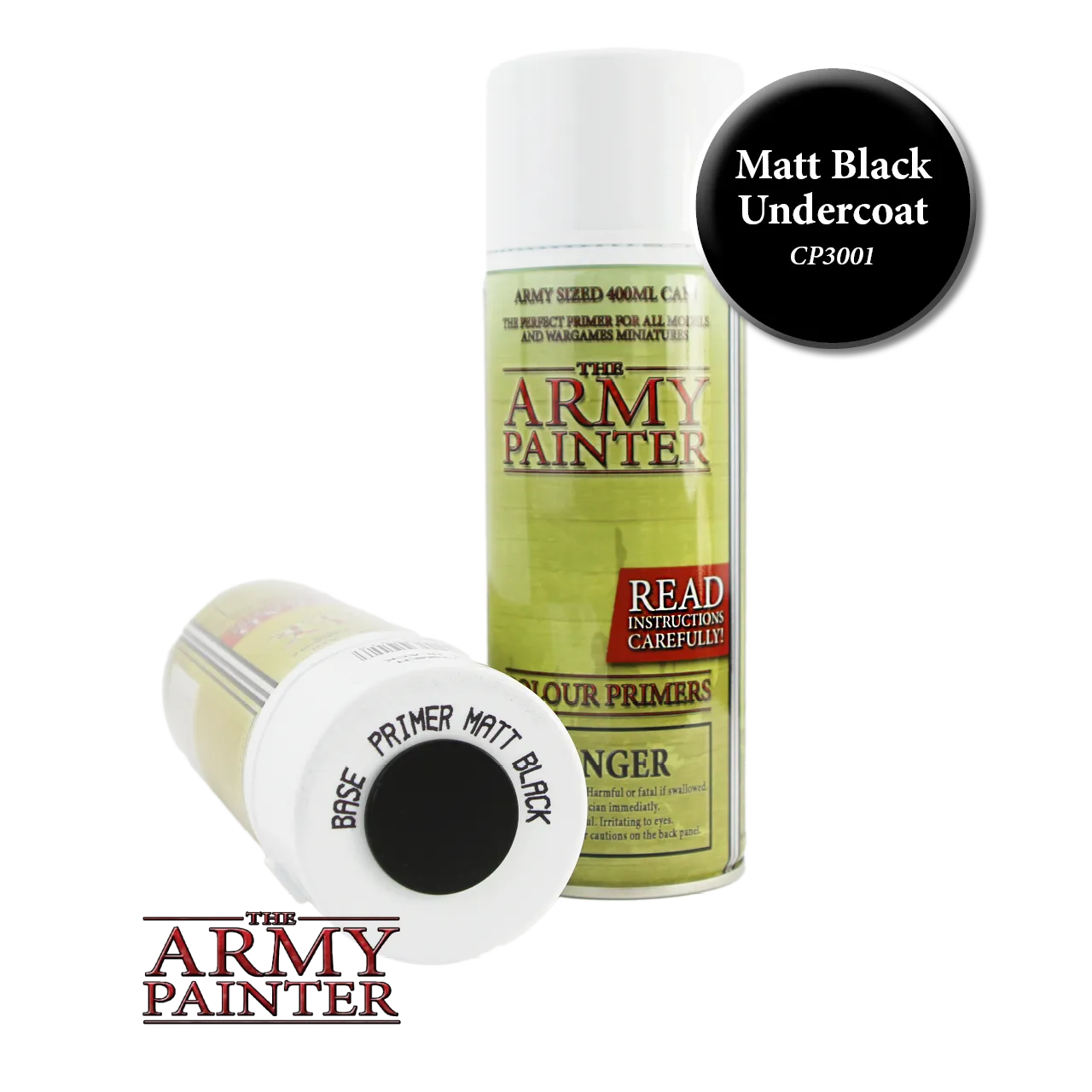 Base Primer Matt Black-The Army Painter-Radaddel