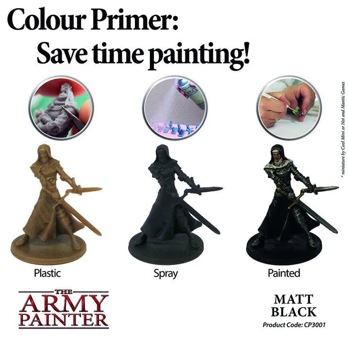 Base Primer Matt Black-The Army Painter-Radaddel