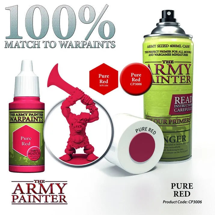 Colour Primer Pure Red-The Army Painter-Radaddel
