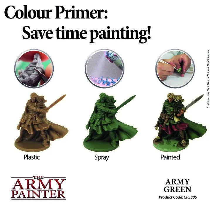 Colour Primer Army Green-The Army Painter-Radaddel