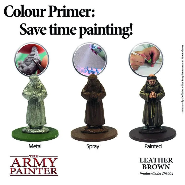 Colour Primer Leather Brown-The Army Painter-Radaddel