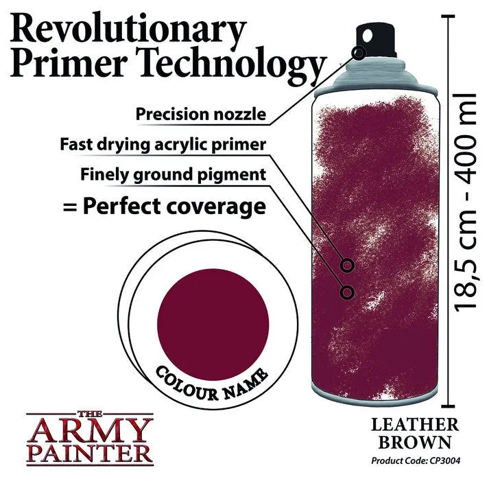 Colour Primer Leather Brown-The Army Painter-Radaddel