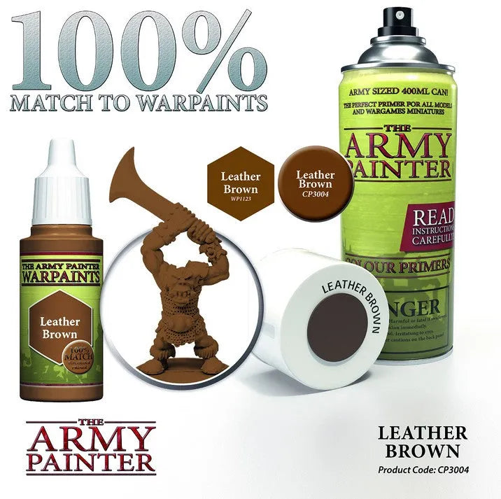 Colour Primer Leather Brown-The Army Painter-Radaddel