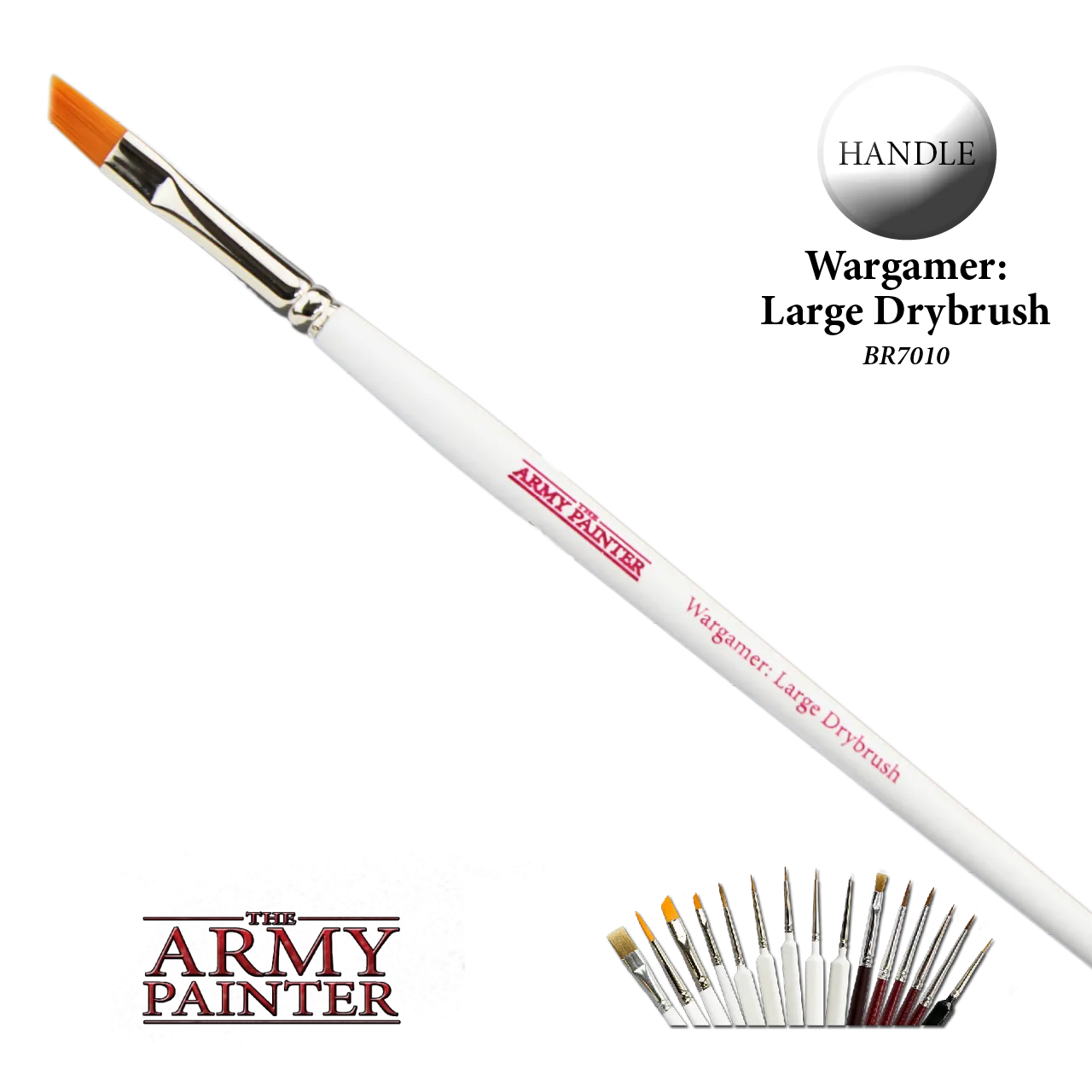 Army Painter - Wargamer Brush - Large Drybrush-The Army Painter-Radaddel