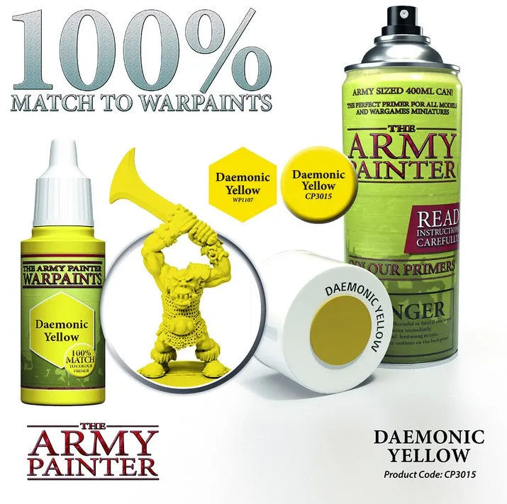 Colour Primer Daemonic Yellow-The Army Painter-Radaddel