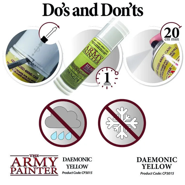 Colour Primer Daemonic Yellow-The Army Painter-Radaddel