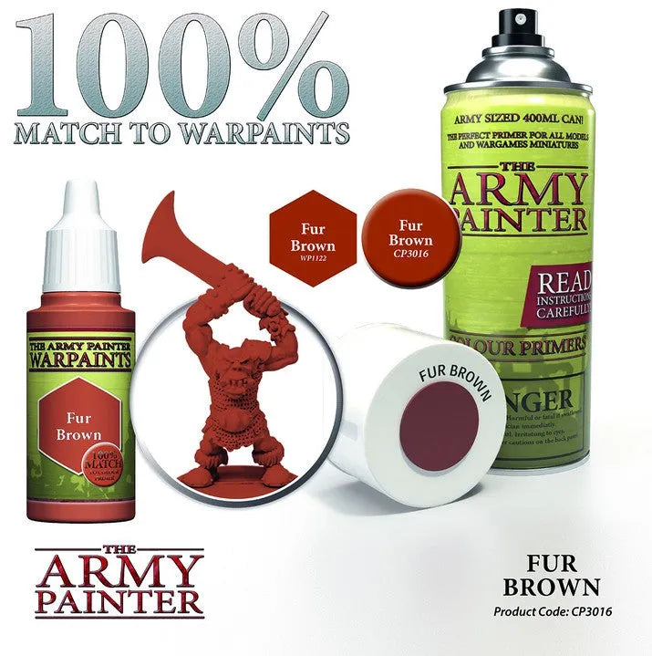 Colour Primer Fur Brown-The Army Painter-Radaddel