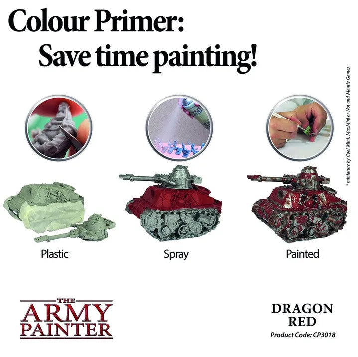 Colour Primer Dragon Red-The Army Painter-Radaddel