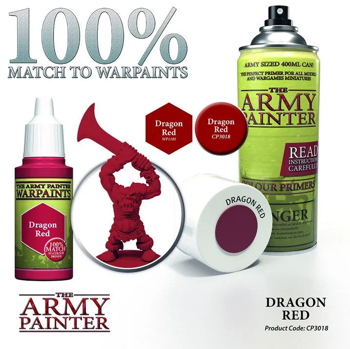 Colour Primer Dragon Red-The Army Painter-Radaddel