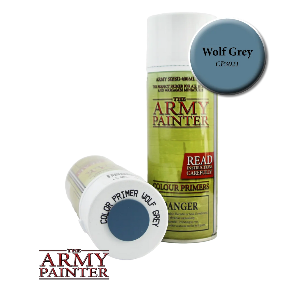 Colour Primer Wolf Grey-The Army Painter-Radaddel