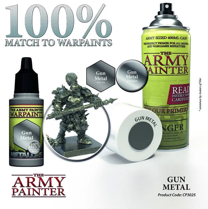 Colour Primer Gun Metal-The Army Painter-Radaddel